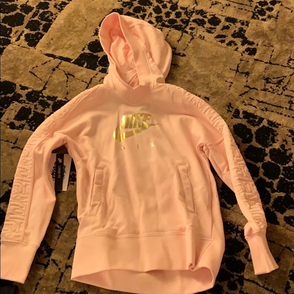 Girls pink Nike hoodie